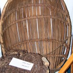 Wooden 'basket' for baited long line. Ness, Lewis